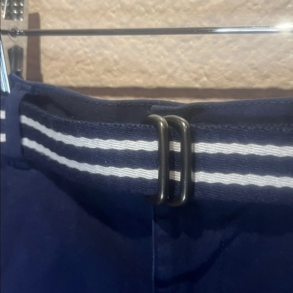 Ralph Lauren Baby Boy’s Navy Blue Twill Shorts & Matching Belt 6 Months Preppy